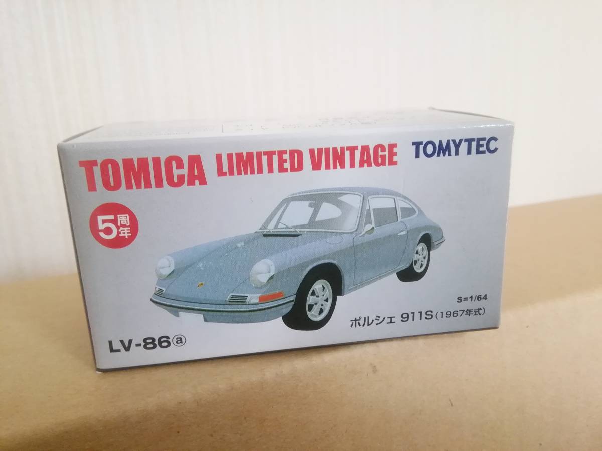 トミカリミテッドヴィンテージ　LV-86a　ポルシェ911S(1967年式)　1/64　新品未開封未使用品
