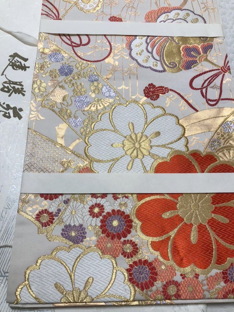 正絹 袋帯 | 西陣 京都 袋帯｜京都着物さくら「リサイクル着物館」 中古 リサイクル フォーマル 古典柄 新古品 株式会社白綾苑大庭 正絹袋帯 1日9時迄！”呉服の月最終SALE！ 振袖帯 袋帯の通販