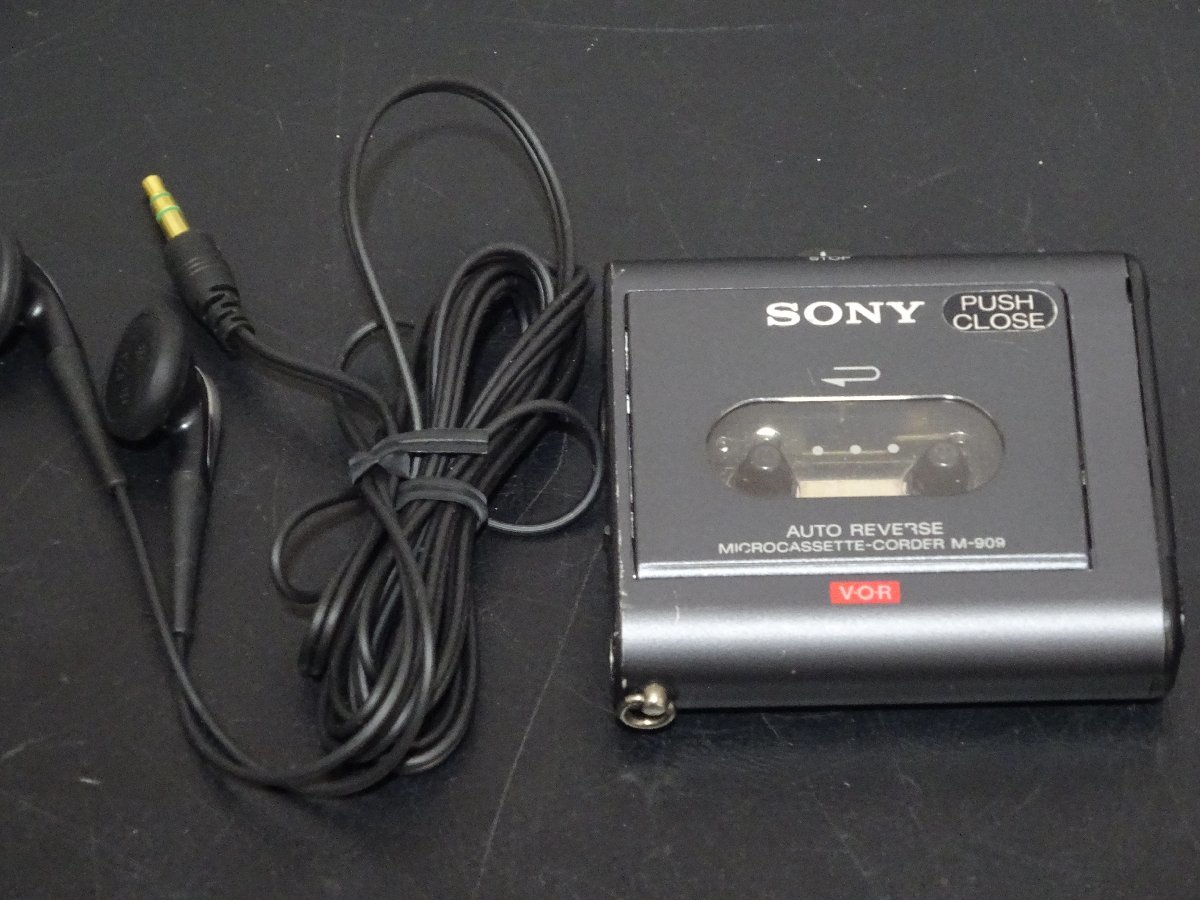【美品】SONYマイクロカセットレコーダーM909 M-909 SONY ソニー マイクロカセットレコーダー - Sony カセット