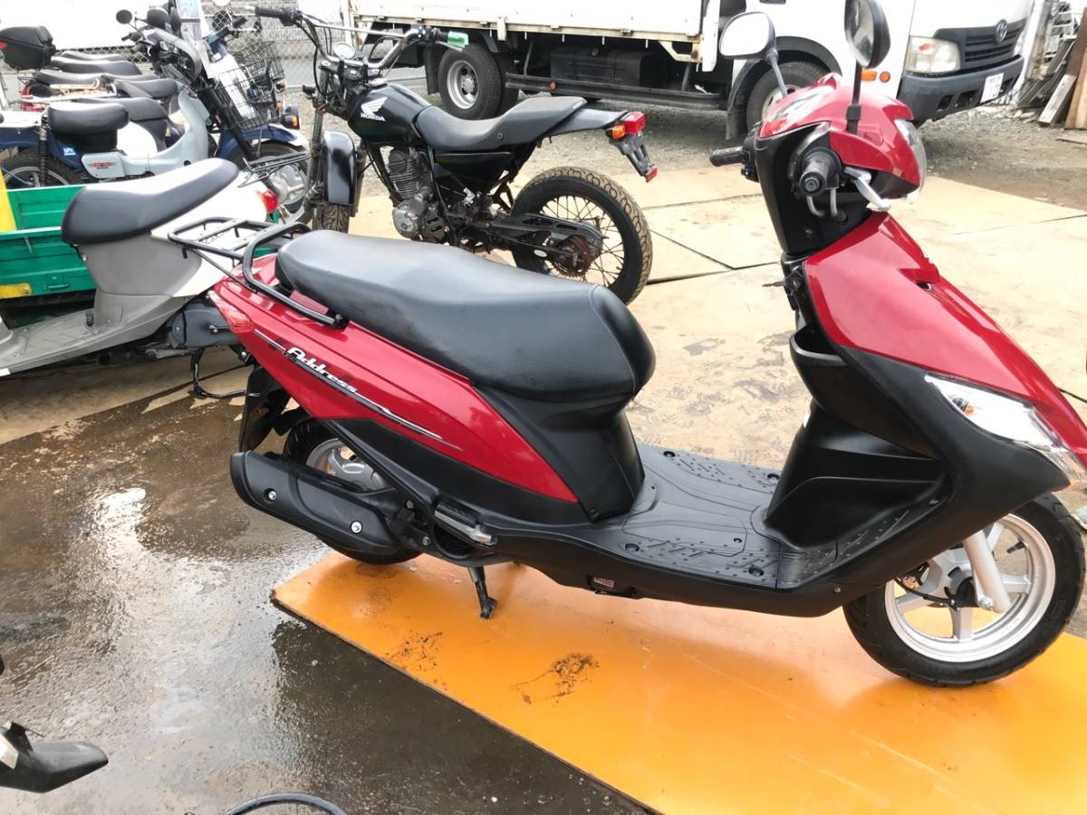アドレス125 dt11a 低走行8100キロ 立ち止まり