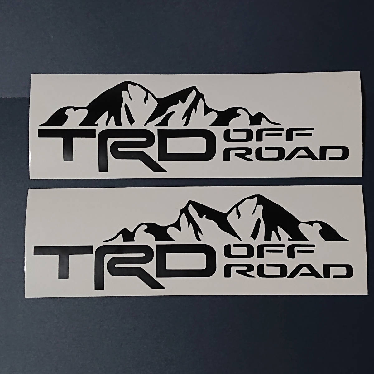 002 カッティングシート Trd Offroad ２枚セット 黒 艶消黒 白 赤 黄 選べます ステッカー トヨタ 売買されたオークション情報 Yahooの商品情報をアーカイブ公開 オークファン Aucfan Com