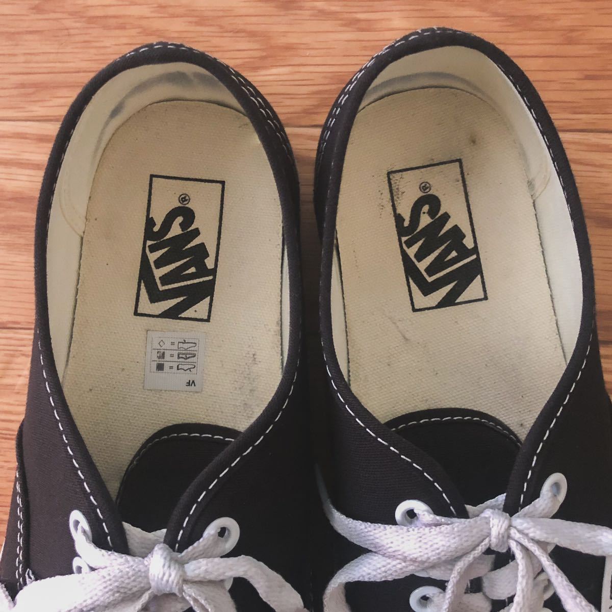 US企画 VANS Authentic ブラック 27.5㎝/バンズ オーセンティック usa 
