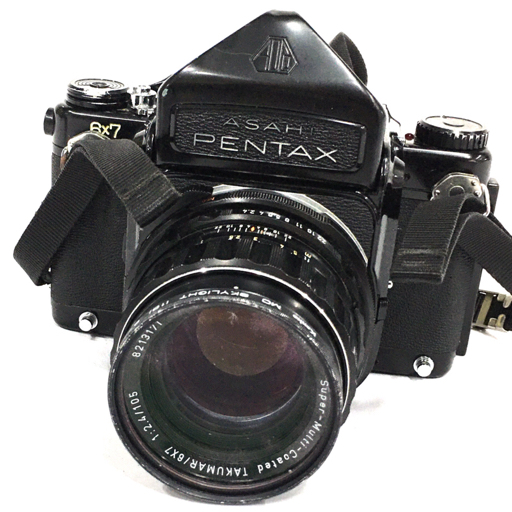 ASAHI PENTAX 6×7 Super-Multi-Coated TAKUMAR 6×7 1:2.4 105mm 中判カメラ ボディ レンズ アサヒペンタックス A3873 Super-Multi-Coated 6×7 PENTAX K3290OD 売切り F11323113