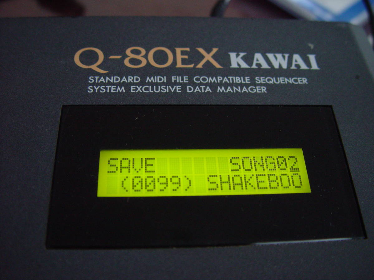 KAWAI カワイ Q-80EX MIDIシーケンサー（カワイ 河合楽器 KAWAI Q-80EX  