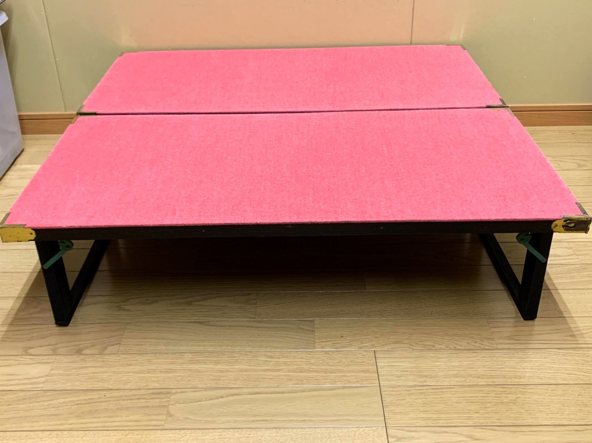 和裁机 和裁台 9240/昭和レトロ 和洋兼用 羽衣裁縫台 折り畳み式 2台