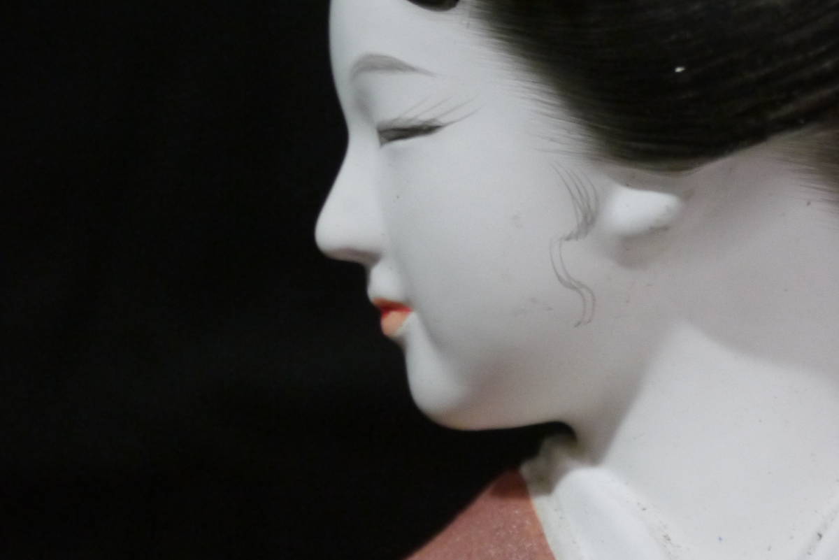 博多人形 想 作/宗田 源造 銘入り/落款入り 人形/陶器人形/日本人形