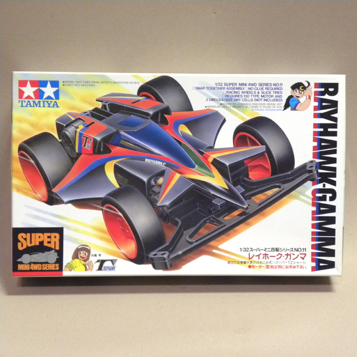 未組立 新品】1990年代 当時物 タミヤ ミニ四駆 レイホークガンマ