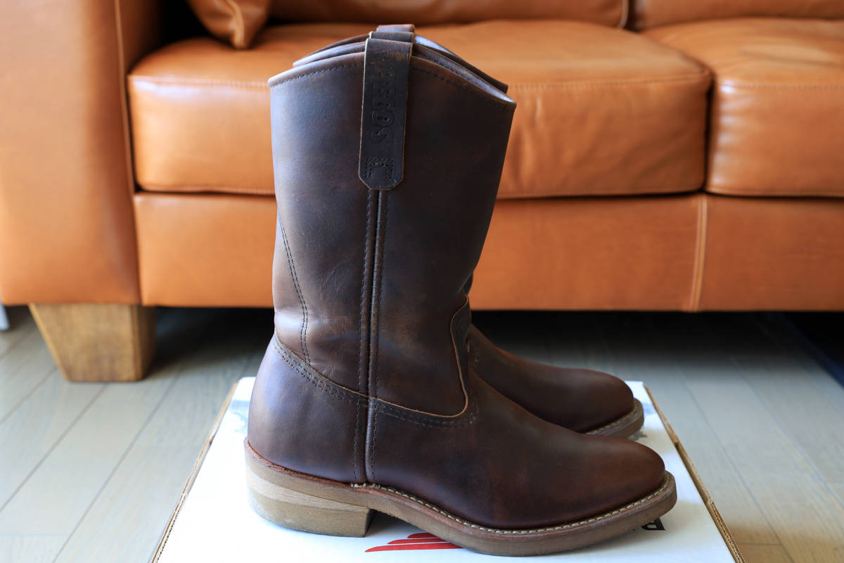 Red Wing ペコスブーツ 25.0 ≪秋冬新作メンズ≫【中古】レッド 