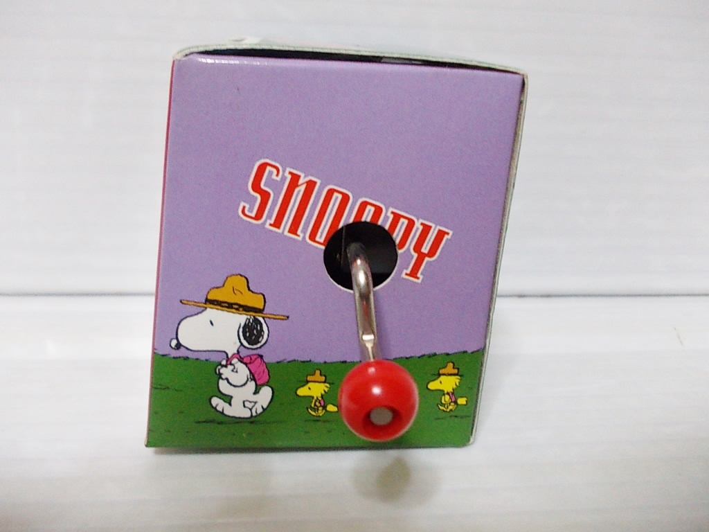 スヌーピー☆手巻きオルゴール☆Sankyo Shoji☆日本製☆スヌーピーが 