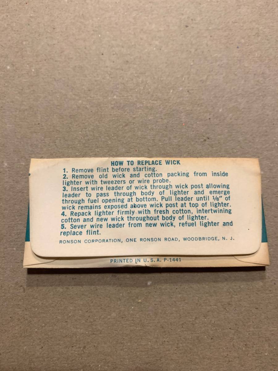 Ronson Wick Vintage | eBay Etsy - sale for Lighter Wired Collectible Lighters Wicks on r&frasl;lighters
