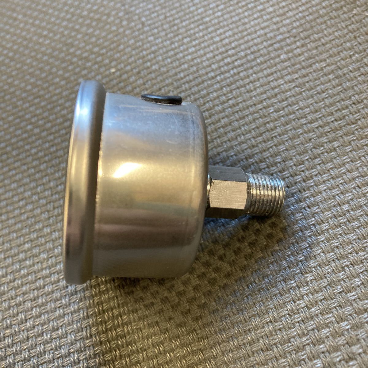 マーシャル 油圧計 100PSI アダプター付 CB750Four 使用品 オイルプレッシャーゲージ マーシャル 油圧計 100PSI アダプター付