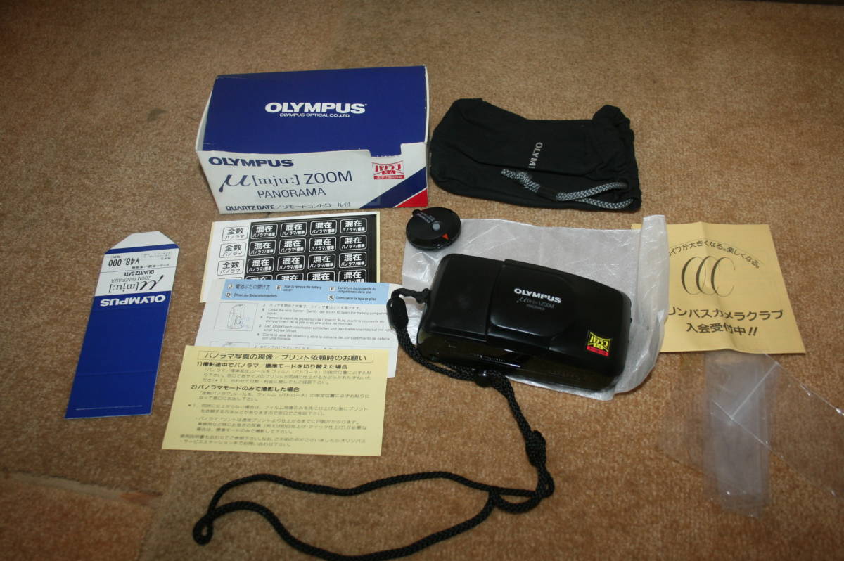 カメラ、光学機器 希少！OLYMPUS μ mju オリンパス ミュー PANORAMA