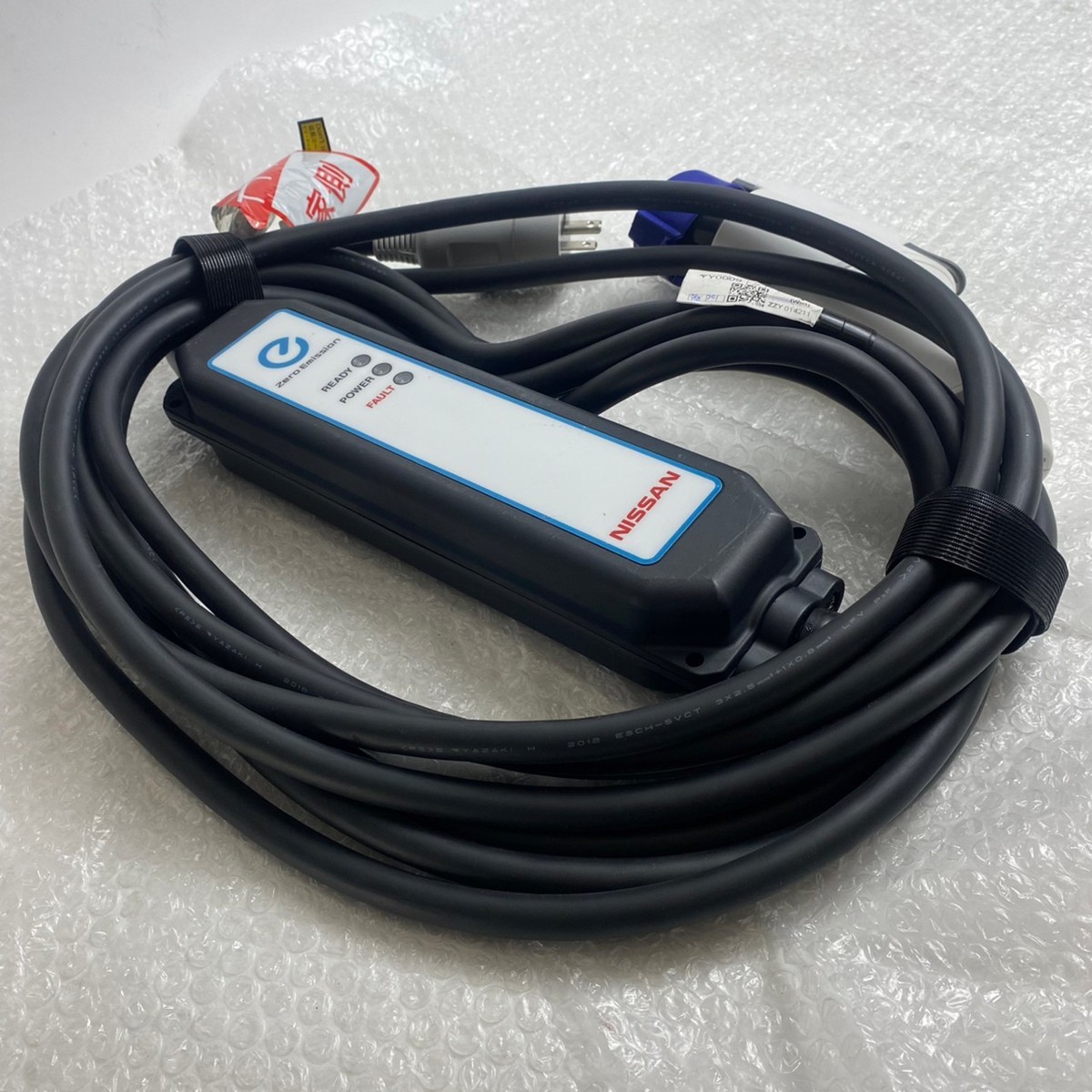 0 純正 日産リーフ USED 充電コード Zero Emission 3NK5E 約7.5m USED 