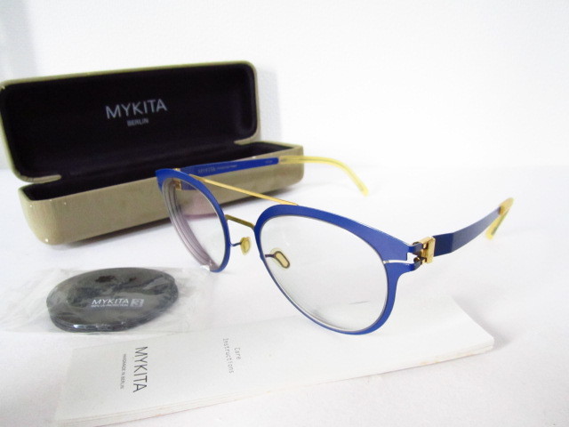 Sunglasses MYKITA Sun Decades DECADES SUN Black Stainless Blue