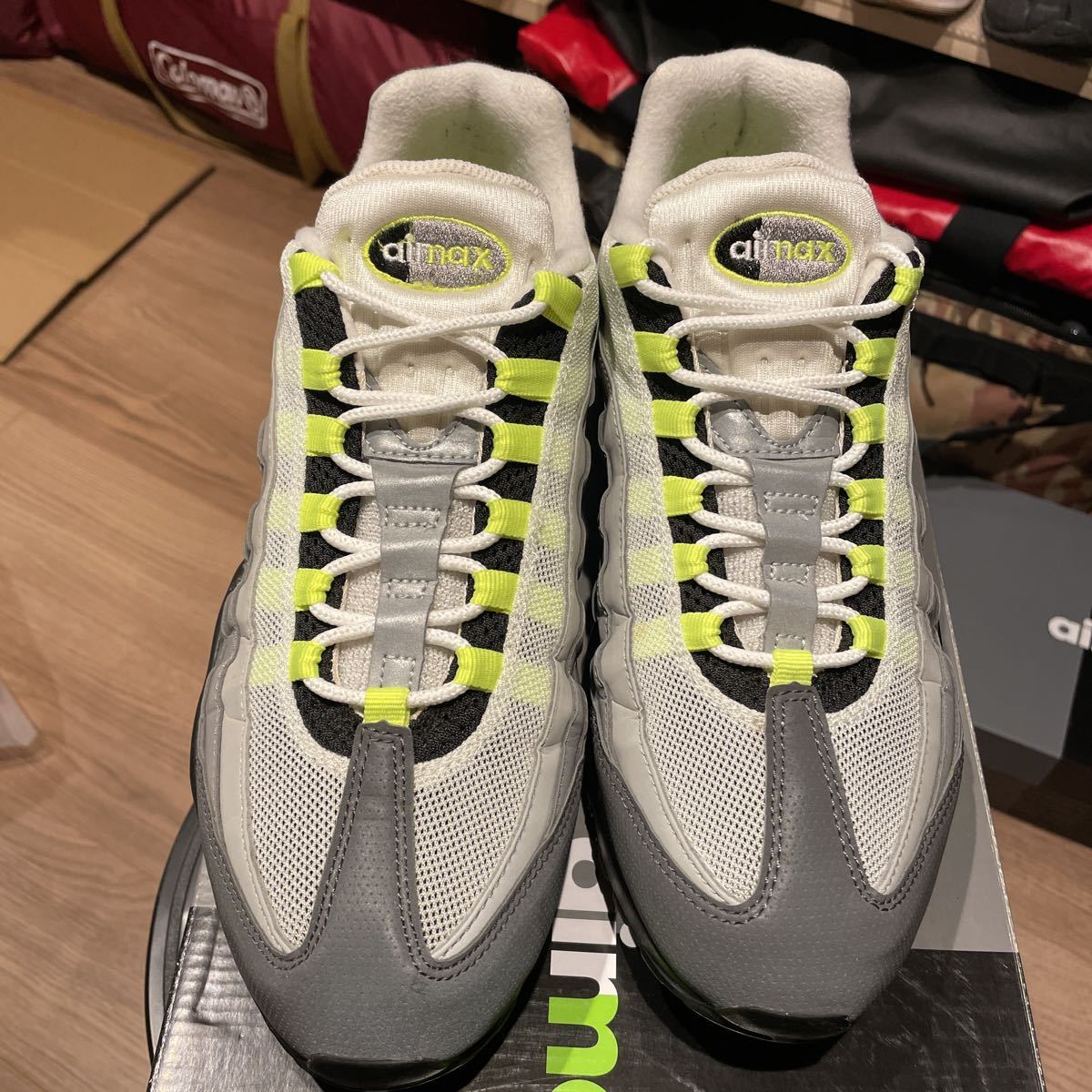 中古 NIKE レア759986-070 AIR MAX 95 OG PREMIUM 28.5 エアマックス 