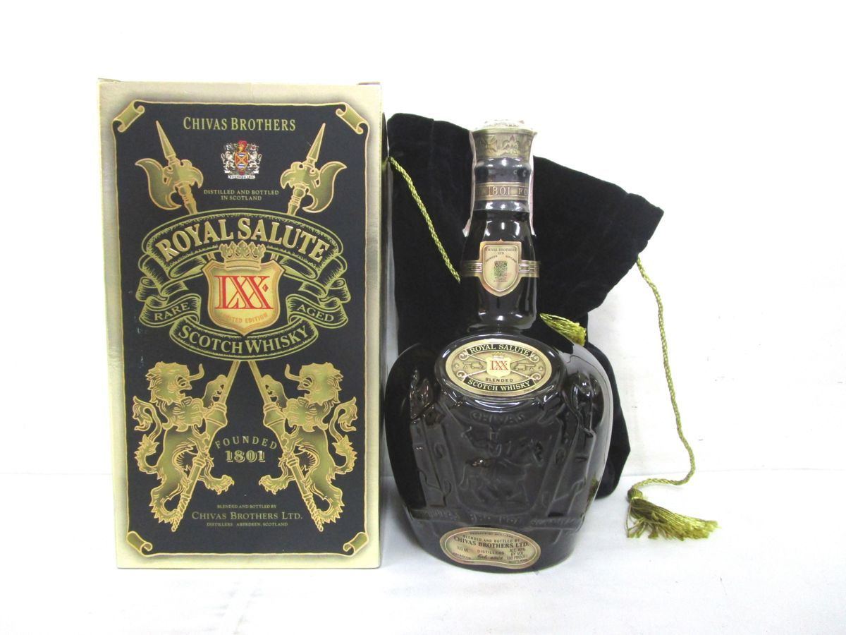 古酒 未開栓 シーバス ブラザーズ ROYAL SALUTE ロイヤルサルート LXX