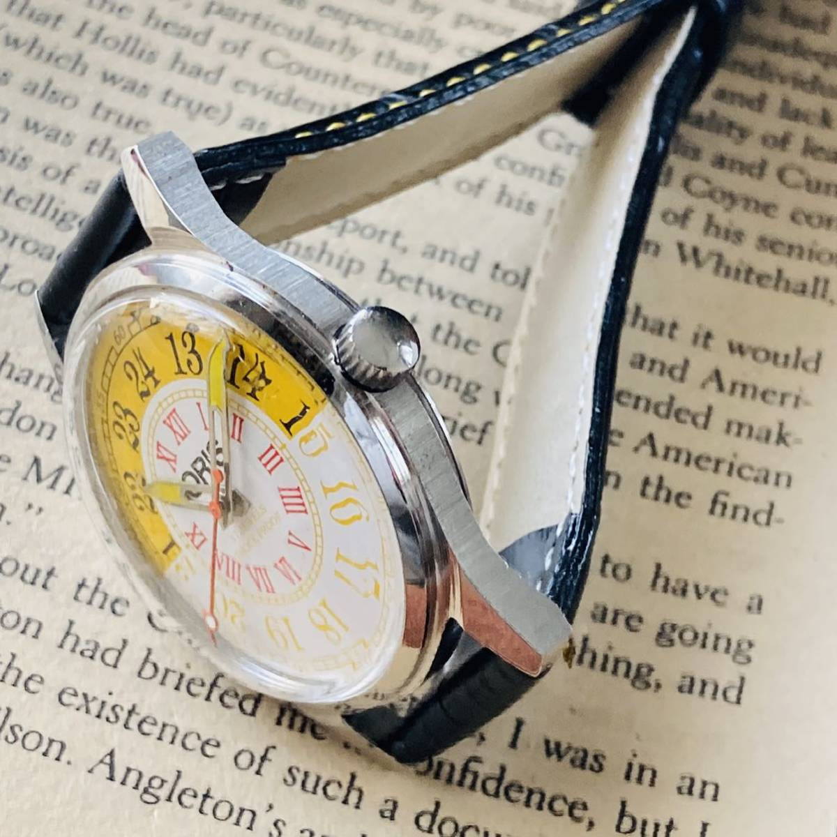 1円スタート カッコイイ 大 オリス Oris 手巻きメンズ腕時計 アンティークウォッチ 1970 Sビンテージ 35 黄色 Oh済a440 オリス 売買されたオークション情報 Yahooの商品情報をアーカイブ公開 オークファン Aucfan Com