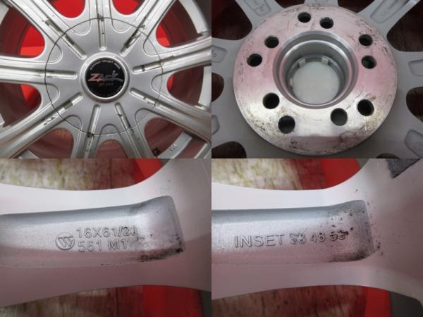 【SALE，低価】 ZACK JP-109 16x6.5J+48 10HM 中古ホイール4本セット C-HR エスティマ オーリス カムリ エルグランド エクストレイル インプレッサ 等 鴻巣