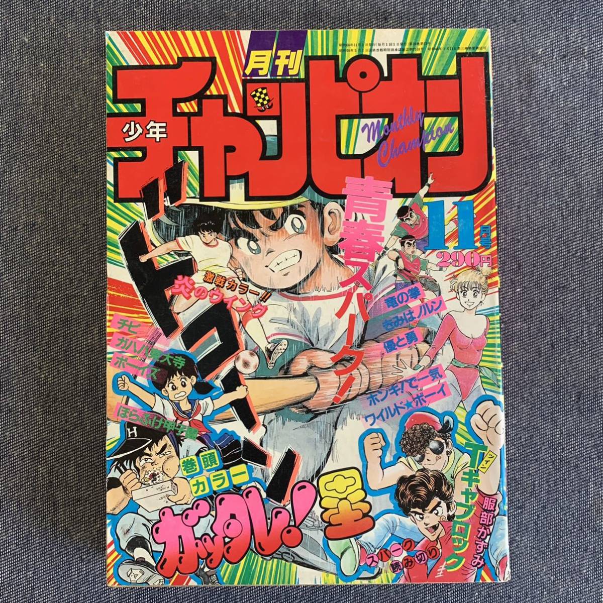 月刊少年チャンピオン1985年11月号 読切おーいマリコ高橋美由紀Tキャ 