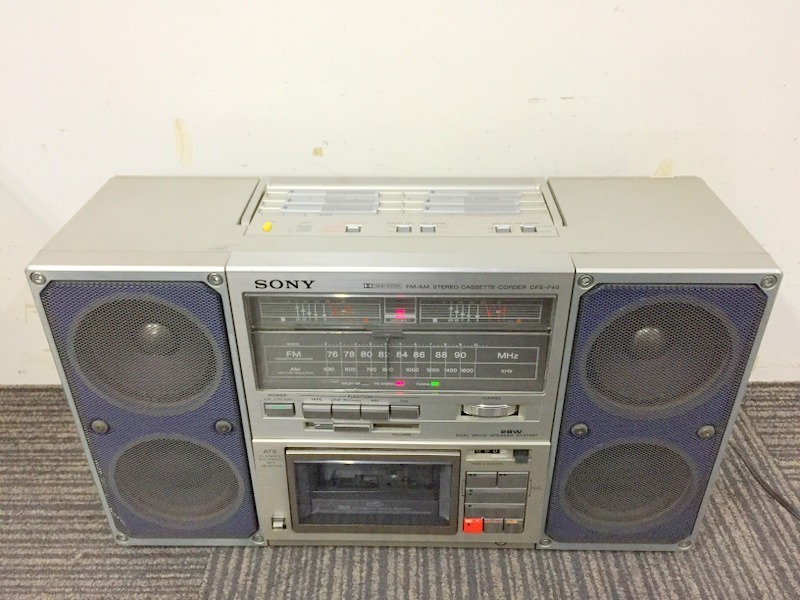 希少》ソニーSONY ステレオ はね上げる ラジカセ エナジーQ