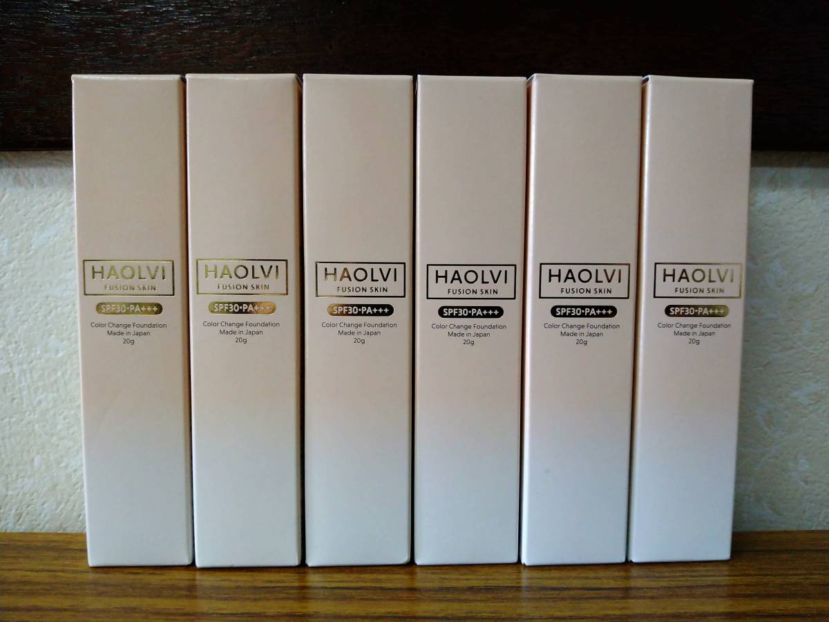 9077◆未開封品◆ハオルビ ファンデーション 20g×6点おまとめ