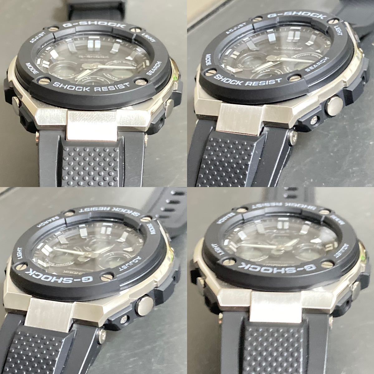 未使用 極美品 箱説タグ付G-SHOCK GST-W300-1AJF GスチールG-STEEL 