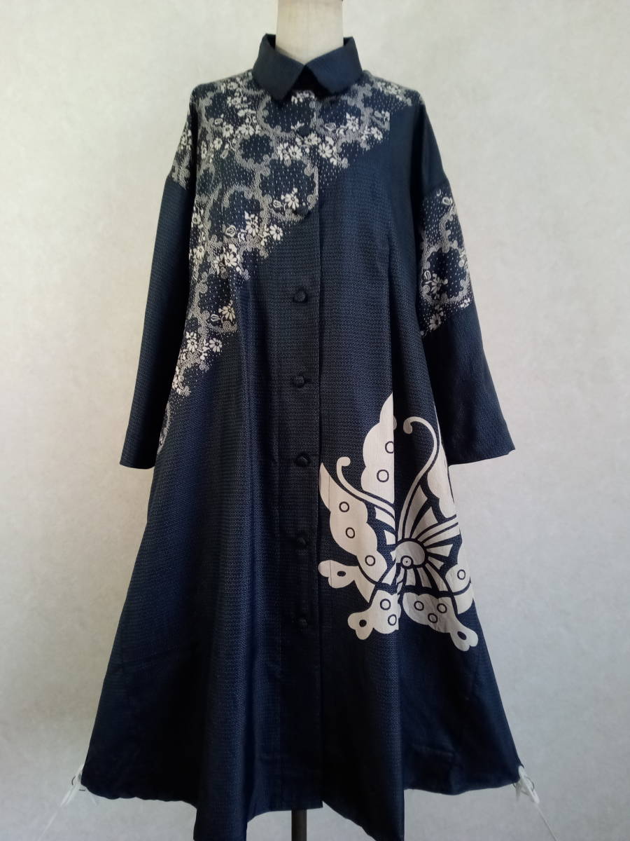 品質保証，お買い得 工房D 着物リメイク 裏付き 亀甲紬 フレアーワンピース 裏付き(女性和服、着物)｜売買されたオークション情報、yahooの商品情報をアーカイブ公開 - オークファン その他