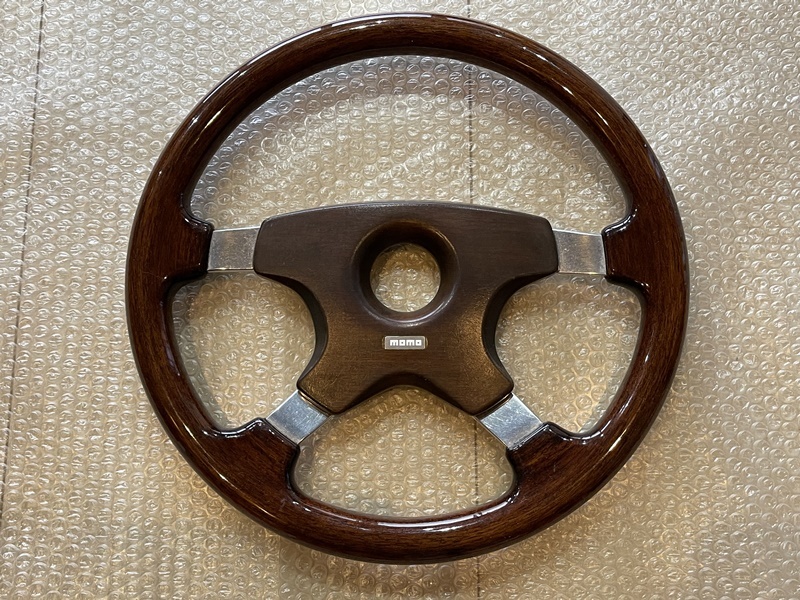 希少 モモ ASTRA アストラ ウッドステアリング 36φ 89年製 当時物 純正品大特価 絶版 希少 MOMO ASTRA DARK WOOD 36Φ ステアリング