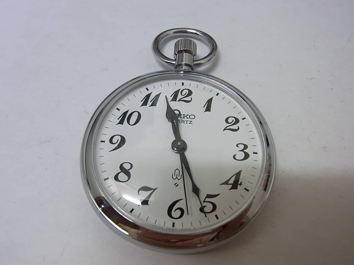 セイコー 懐中時計 7550-0010 JR item C稼動品・長期動作未確認SEIKO 