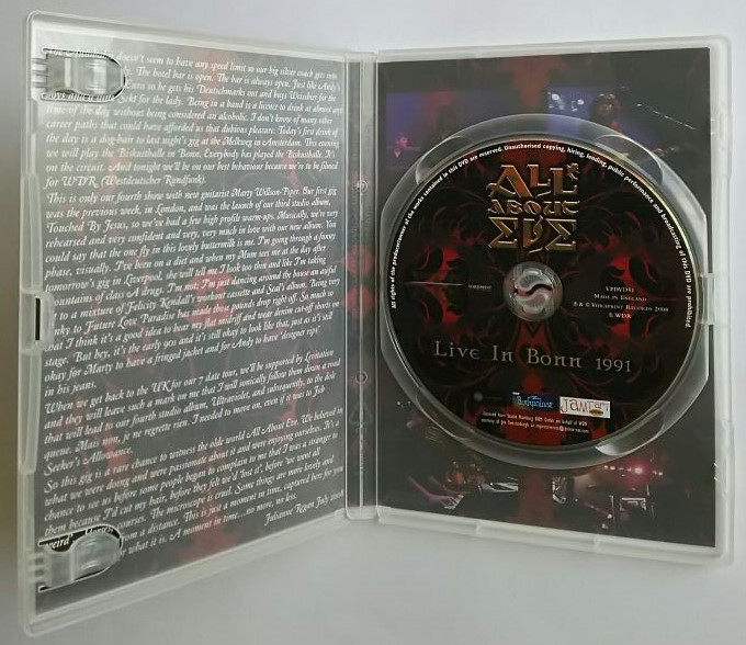 All About Eve – DVD Live - in Bonn 0 1 (DVD-Video), In com: : TV