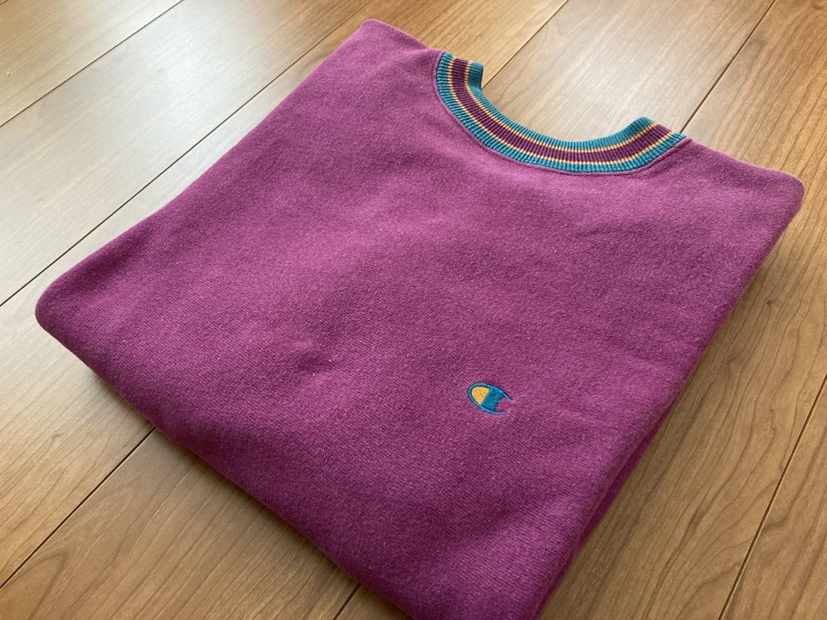 レアカラー/美品】90s champion リバースウィーブ リブライン usa製 