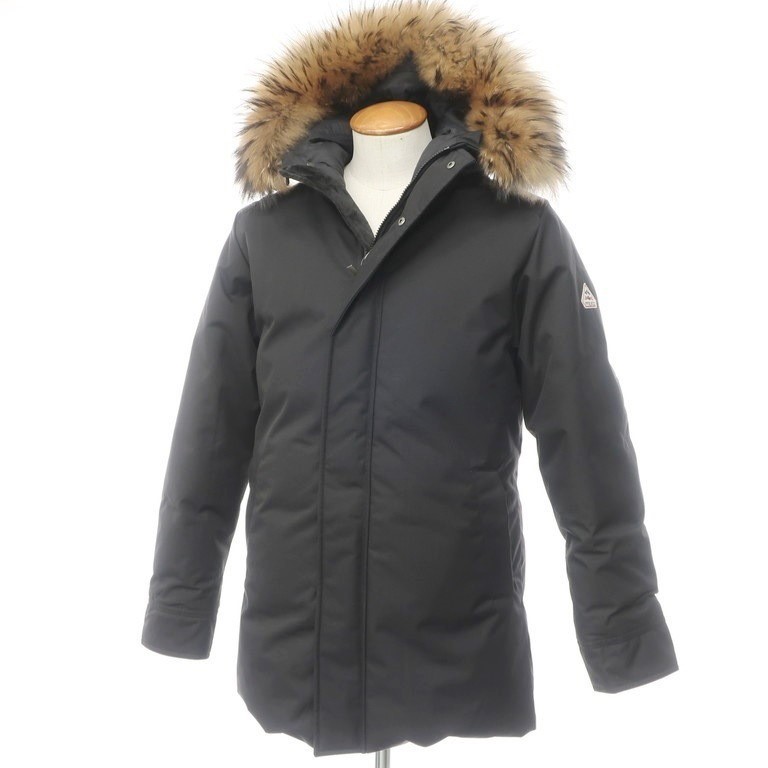  ピレネックス PYRENEX ポリエステル ファー ダウンコート M ブラック(Mサイズ)｜売買されたオークション情報、yahooの商品情報をアーカイブ公開 - オークファン Mサイズ