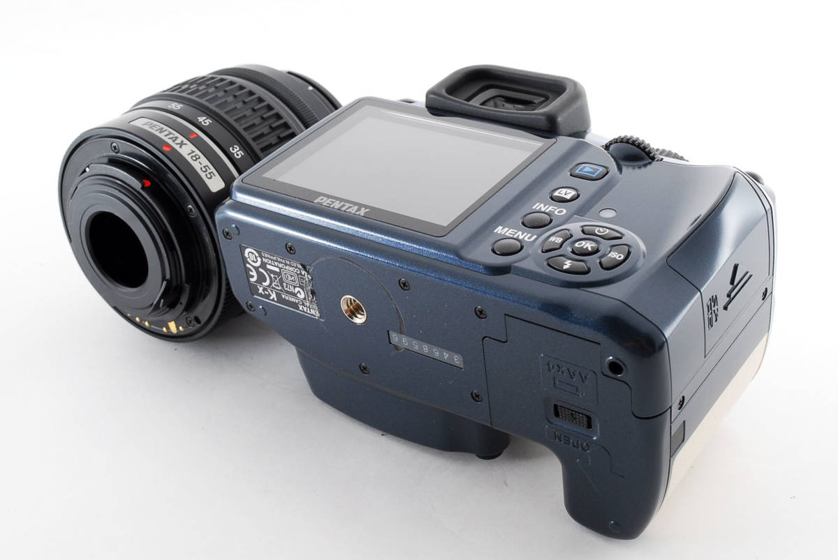 ★1,249枚★ペンタックス K-x 18-55mmレンズセット #20587 希少カラー】ペンタックス PENTAX K-x 18-55mm レンズキット《元箱付き