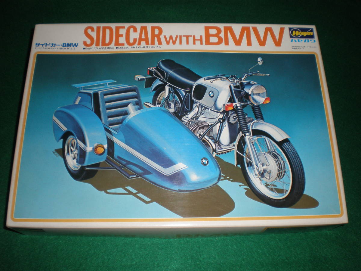 1/10 サイドカー BMW R75/5 （長谷川模型社製） BMW R75⁄5 ハセガワ