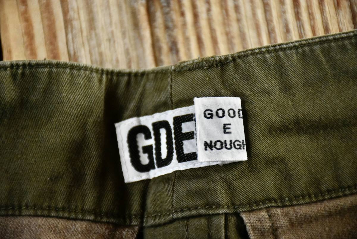 希少 日本製 90s 2000s 初期 GOODENOUGH カーゴパンツ グッドイナフ 