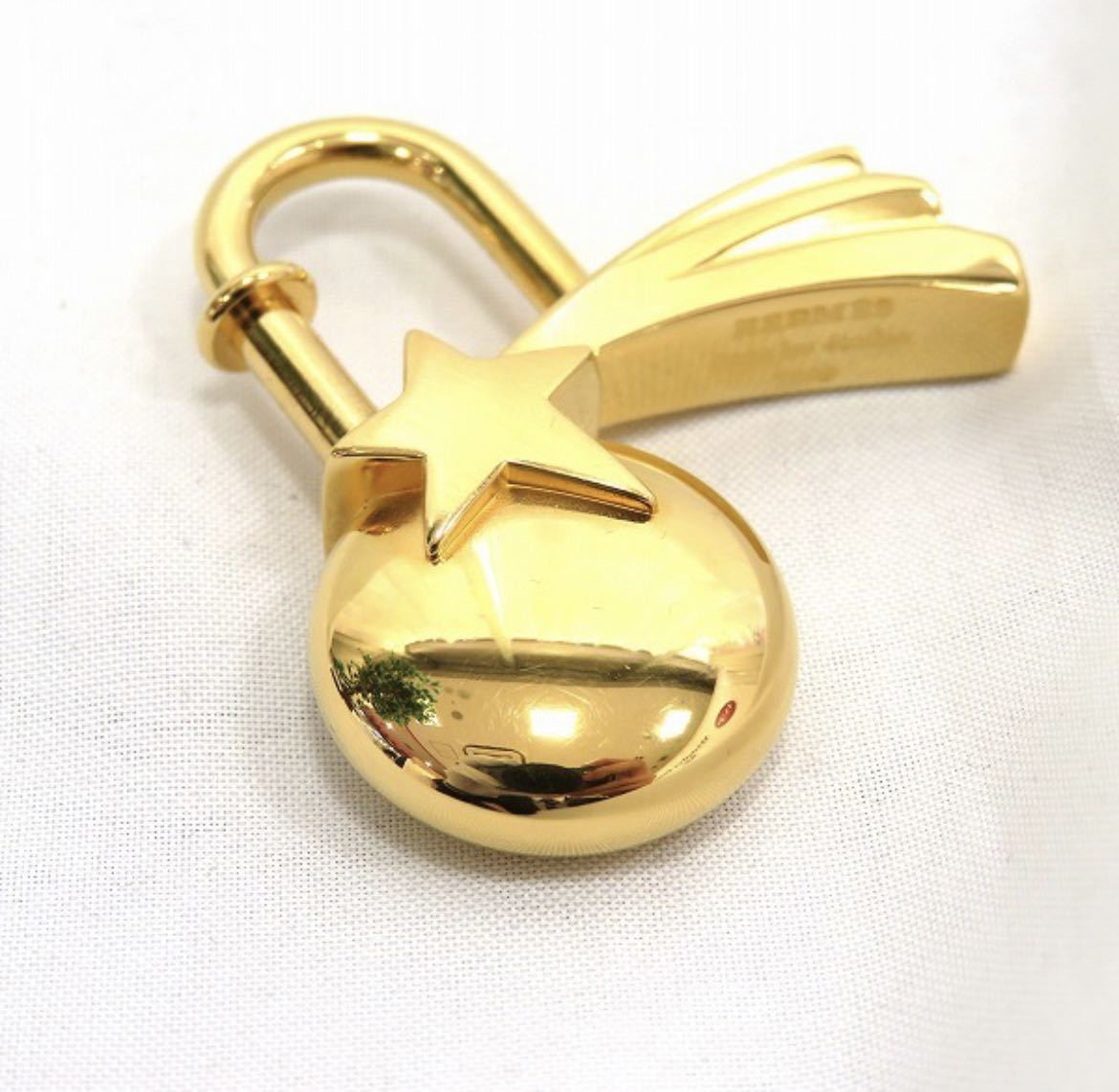 エルメス カデナ 星型チャーム 1999年限定モデル 南京錠 パドロック 