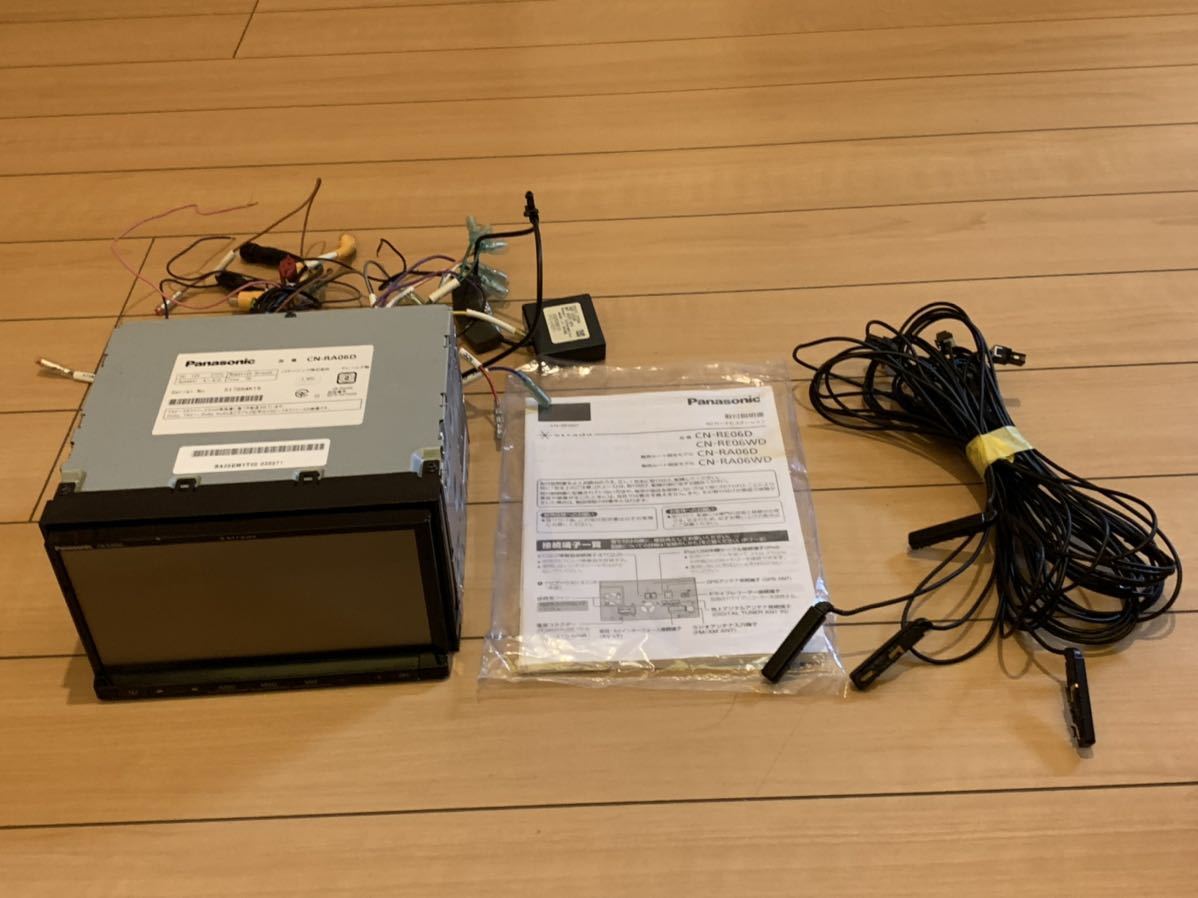 正常動作品 パナソニック ストラーダ CN-RA06D 2019年地図データ