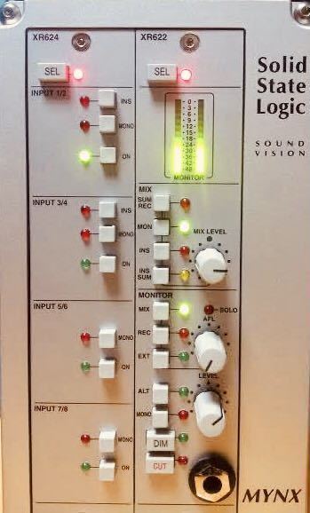 SOLID STATE LOGIC SSL mynx サミングミキサー 8ch サミングモジュール