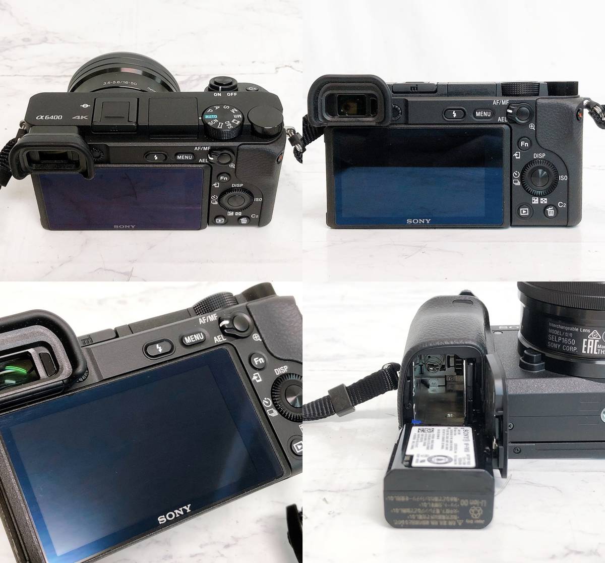 美品 SONY ソニー α6400 ミラーレス一眼レフ カメラ レンズセット 純正