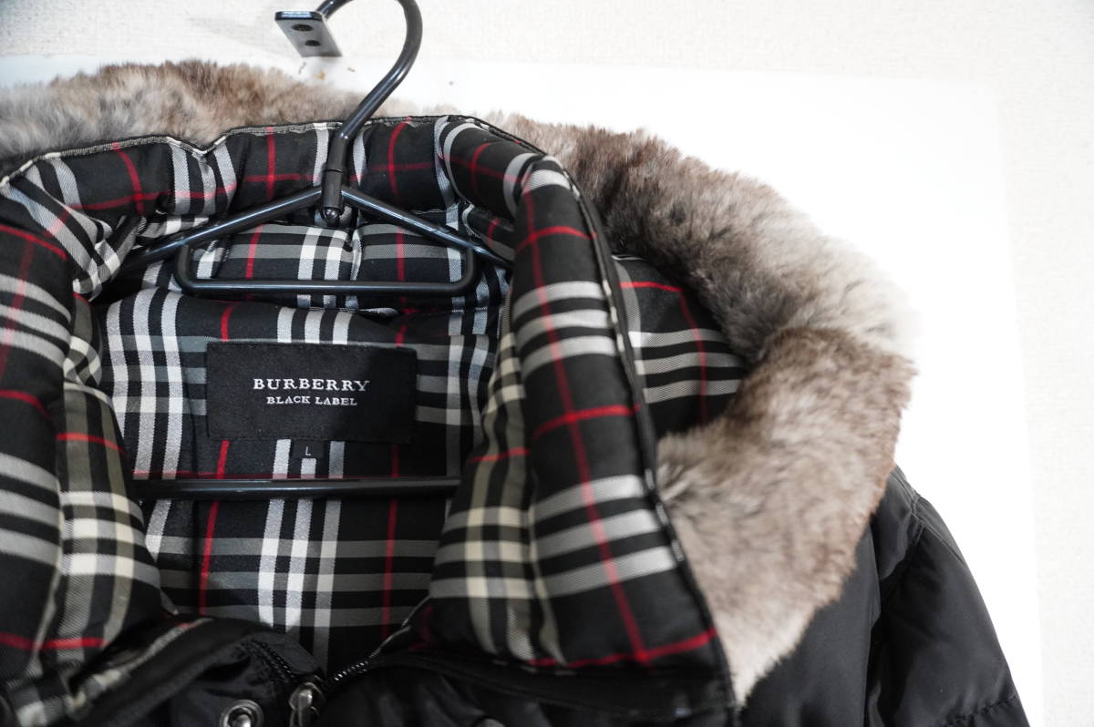【美品】BURBERRY BLACK LABEL ブラックダウンジャケット M ◇バーバリー ブラックレーベル ダウンジャケット 三陽商会 M ◇