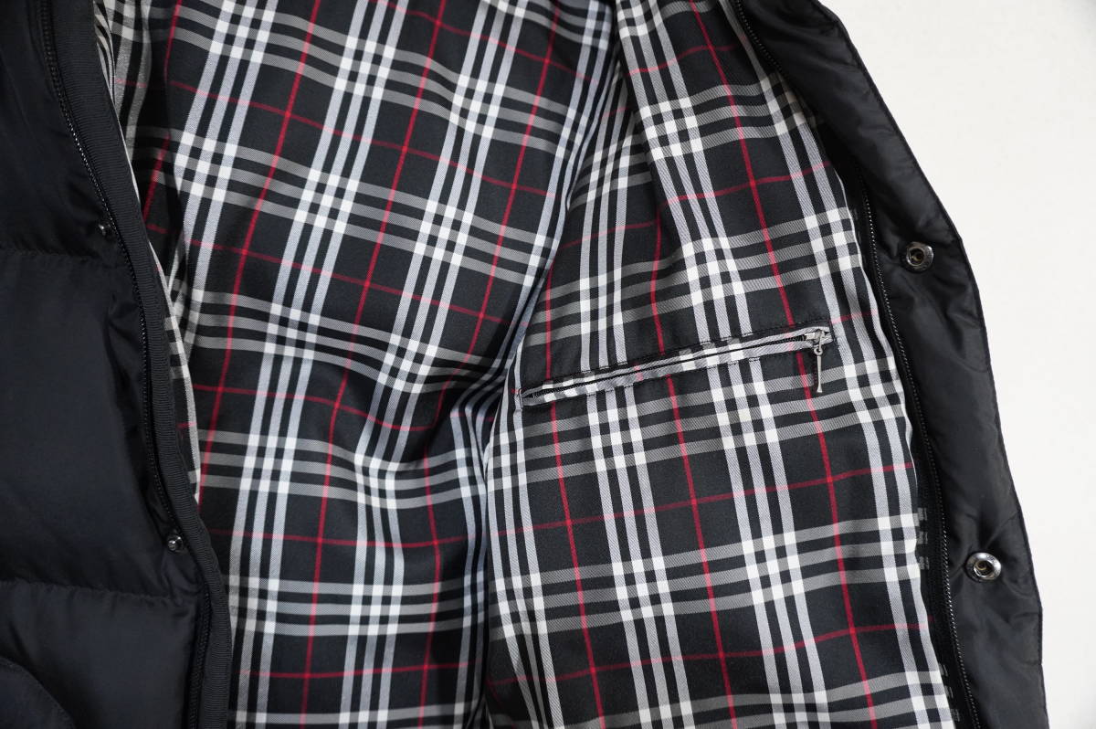 【美品】BURBERRY BLACK LABEL ブラックダウンジャケット M ◇バーバリー ブラックレーベル ダウンジャケット 三陽商会 M ◇