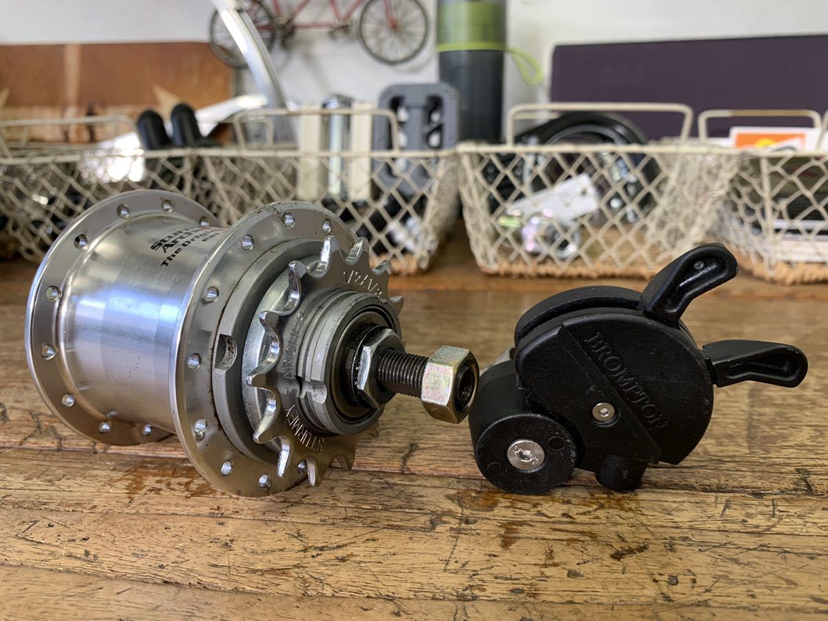 Sturmey Archer SRF3内装3段ハブ ブロンプトン M3L完成車バラし部品