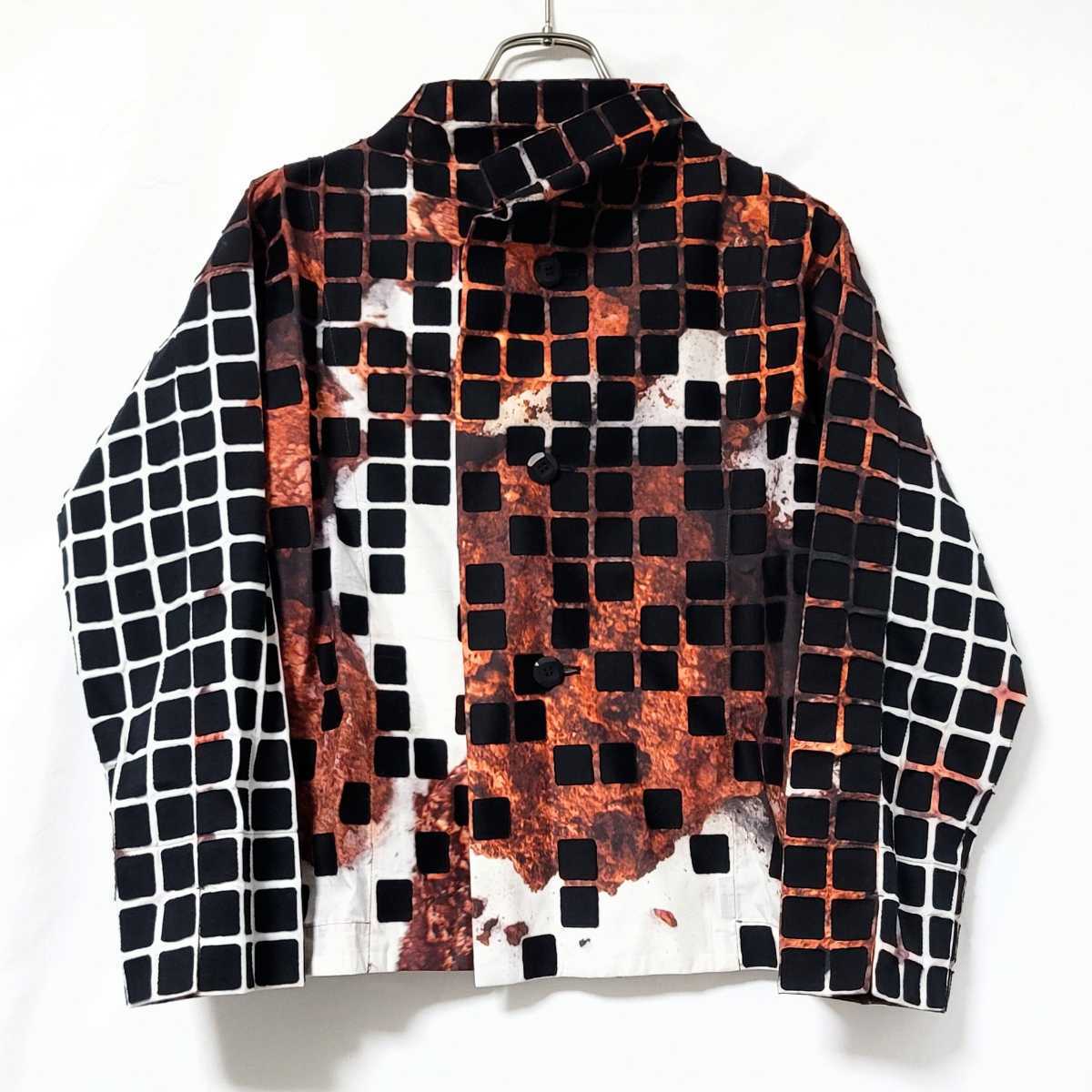 2018 ISSEY MIYAKE PLEATED SPECTRUM CUBE JACKET パッチワーク 変形 