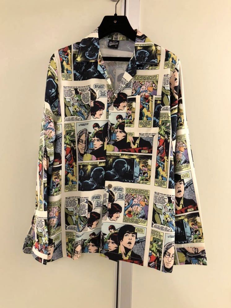 新作入荷，豊富な VINTAGE Shirt 140 ビートルズ アメコミ総柄 オープン カラー シャツ M マルチカラー 稀少レア珍品 old古着 BEATLES(Mサイズ)｜売買されたオークション情報、yahooの商品情報をアーカイブ公開 - オーク 長袖シャツ一般