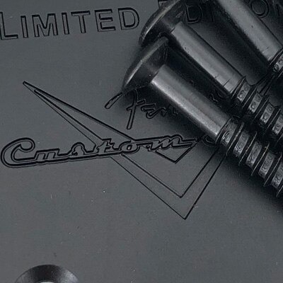 人気おすすめ CM020:ST TL ギター用 ネック プレート カスタム ショップ 限定版 クローム ゴールド ブラック_2