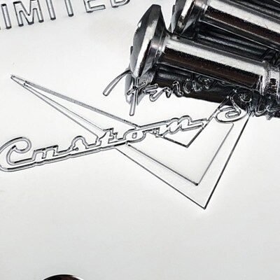 人気おすすめ CM020:ST TL ギター用 ネック プレート カスタム ショップ 限定版 クローム ゴールド ブラック_4