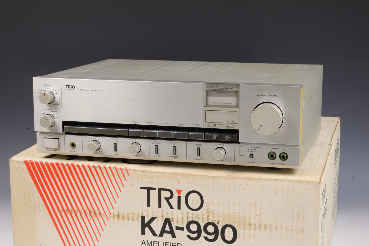 TO】TRIO トリオ プリメインアンプ KA-990 箱付き 通電確認済み 現状品
