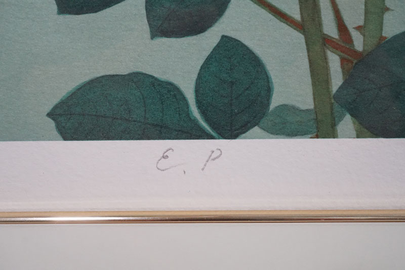 那波多目功一 リトグラフ 薔薇 ばら バラ 33⁄200 額 額装 - メルカリ