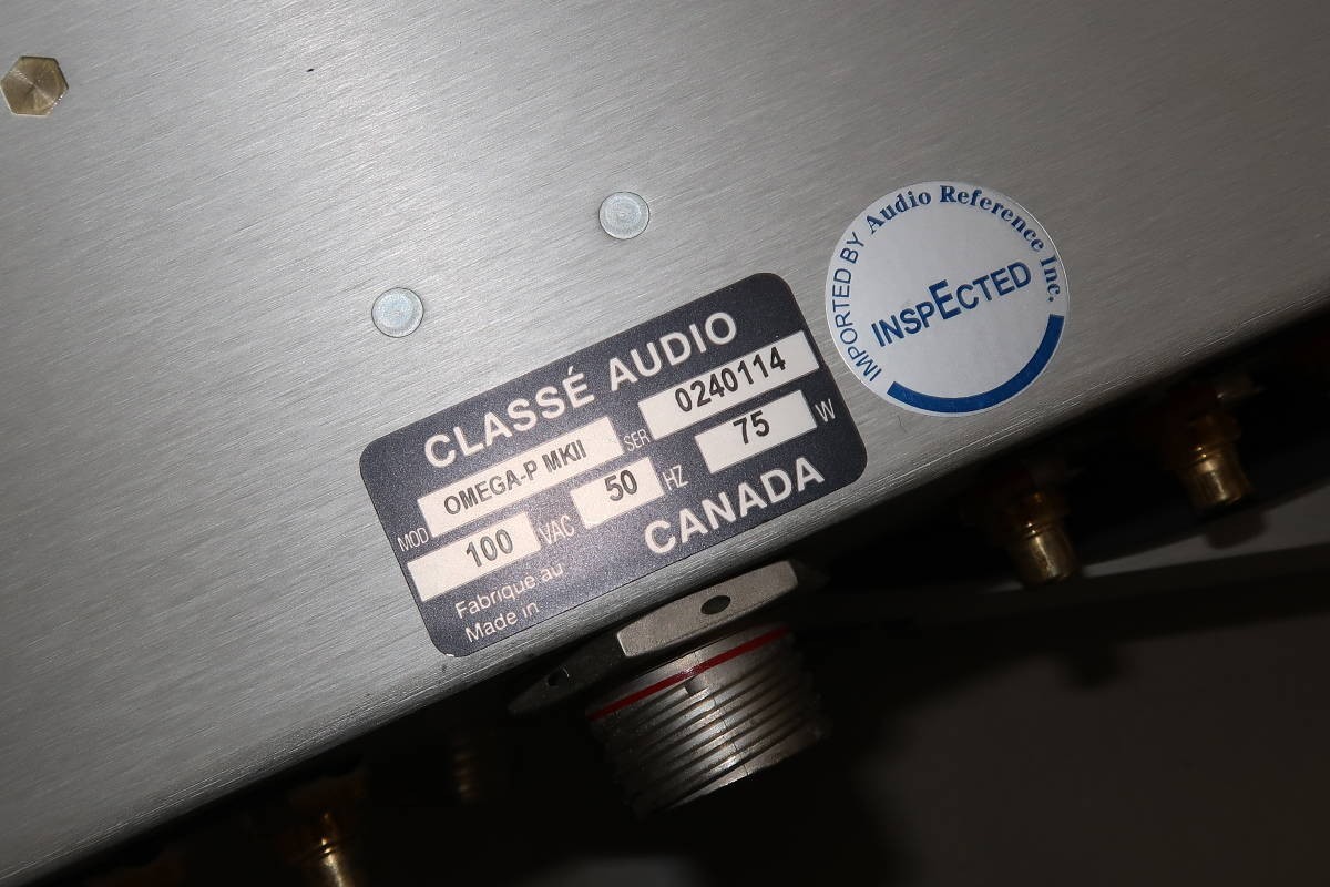 ♪♪CLASSE AUDIO OMEGA PRE プリアンプ OMEGA-P MKⅡ クラッセ