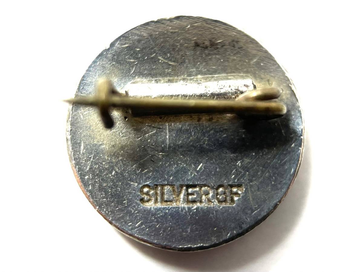 1 JAL 日本航空 社章 ピンバッジ SILVER 刻印 総重量 約 2.4g 鶴丸 SV